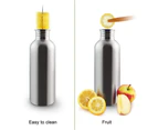 Stainless steel drinking bottle， Durable water bottle， Reusable eco water bottle， For camping & campfires - 1000ML