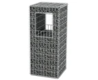 Gabion Basket Post/Planter Steel 50x50x120 cm