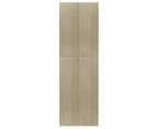 Office Cabinet Sonoma Oak 60x32x190 cm Engineered Wood STORAGE