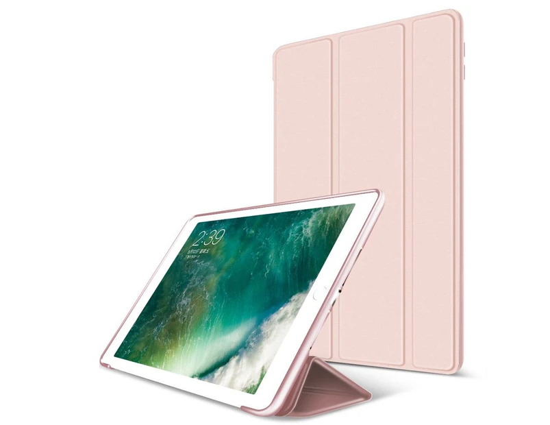 MCC iPad Air 5 10.9" 2022 Smart Cover Soft Silicone Back Case Apple Air5 [Rose Gold]