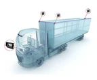 7" Monitor HD 4PIN Reversing CCD Camera 12V 24V 600TVL Truck Caravan 3 AV inputs