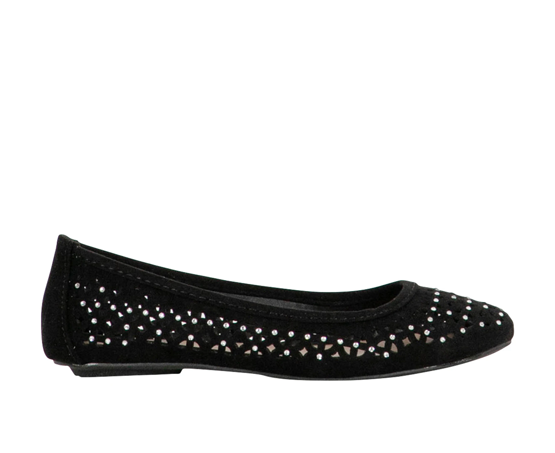 Believe Vybe Junior Slip On Ballet Flat Girl's - Black