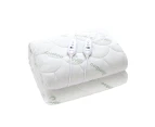 Luxore Premium Bamboo Quilted Electric Blanket | Heated Bamboo Topper Underlay | 3 Sizes