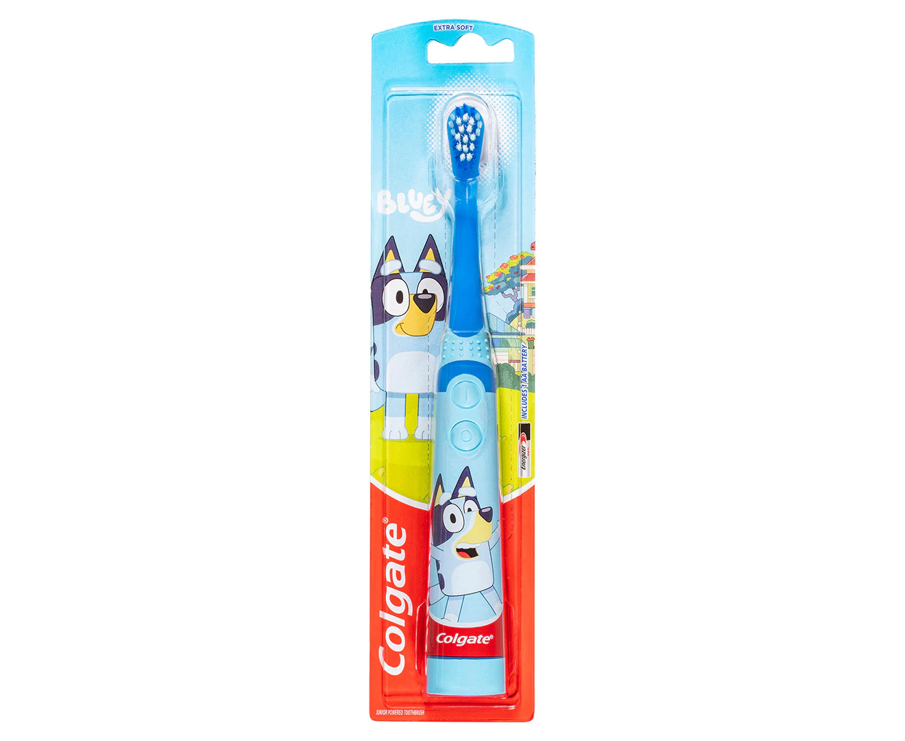 Colgate Bluey Kids Battery Powered Extra Soft Electric Toothbrush