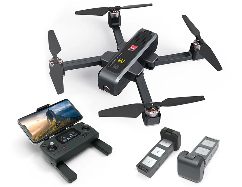MJX Bugs 4W Foldable Drone 4K Camera GPS 5Ghz WiFi Quadcopter Brushless Motor B4W 3x Batteries Elinz
