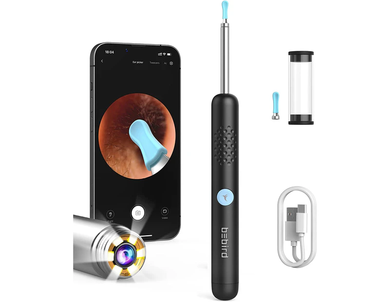 Ear Wax Remover Camera 1080P HD Endoscope Spoon Cleaning WiFi