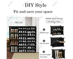 Door Cube DIY Shoe Cabinet Rack Storage Portable Stackable Organiser Stand - White