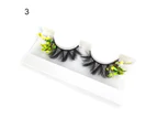 1 Pair False Eyelashes 3D Effect Extending Hairs Thick Professional Makeup Individual Cluster Eyelashes for Female 3