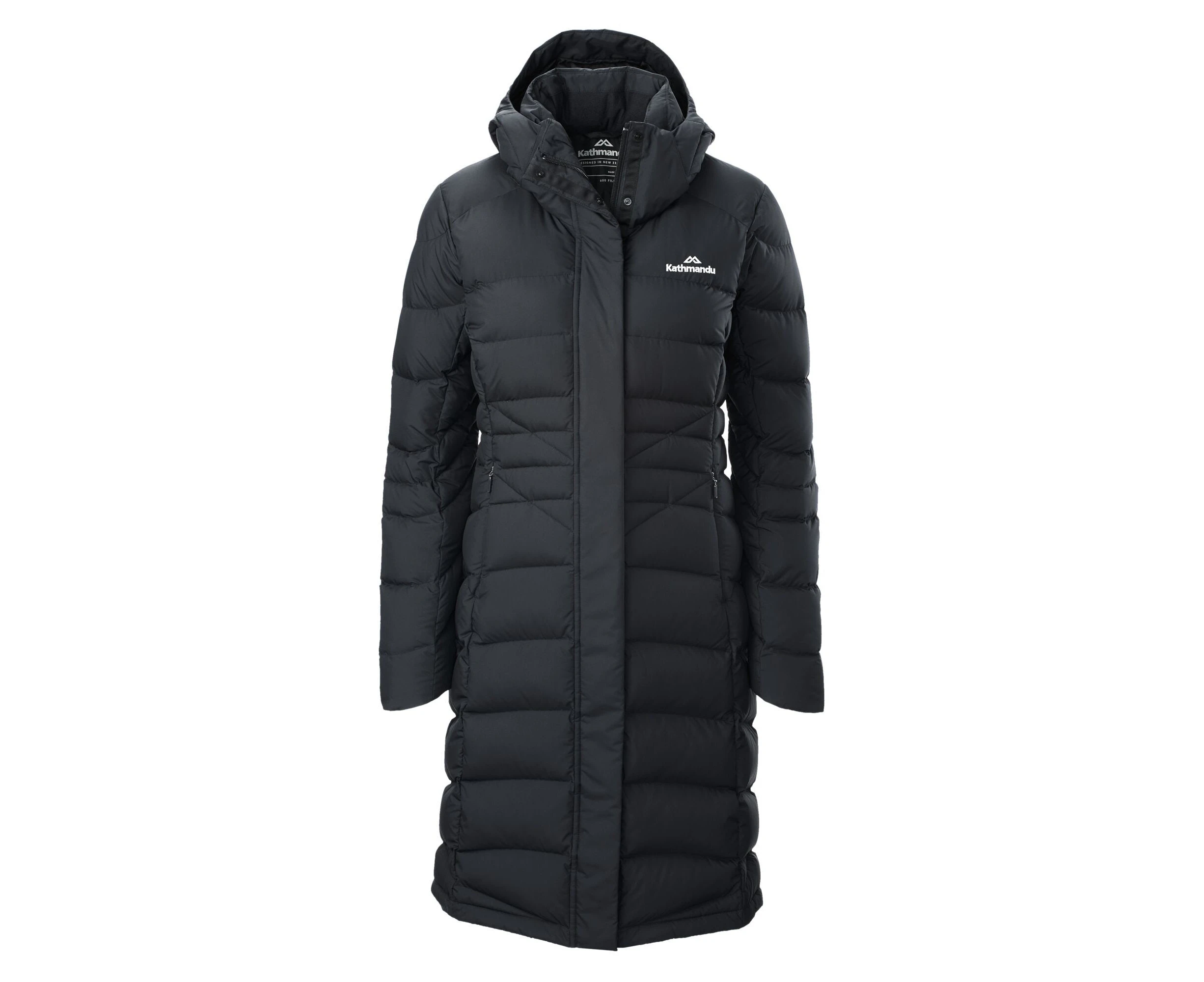 Kathmandu Winterburn Womens Down Puffer 600 Fill Longline Warm Winter Coat  Women's  Puffer Jacket