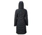Kathmandu Winterburn Womens Down Puffer 600 Fill Longline Warm Winter Coat  Women's  Puffer Jacket - Black