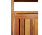 vidaXL Garden Console Table Solid Wood Acacia Patio 110x35x75 cm/80x35x75 cm