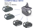EID V6 Adapter for Makita 18V Lithium-ionBattery Convert to for  MT18 V6 Battery Adapter for Dyson V6 Convert for Makita 18V Li-ion Battery