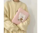 Laptop Bag Waterproof Anti-scratch Cute 11/13 Inch Korean Style Cartoon Bear Laptop Case for Office
