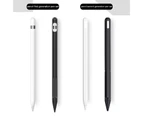 Anti-slip Anti-falling Silicone Stylus Pen Protective Case for Apple Pencil 1/2 - Grey