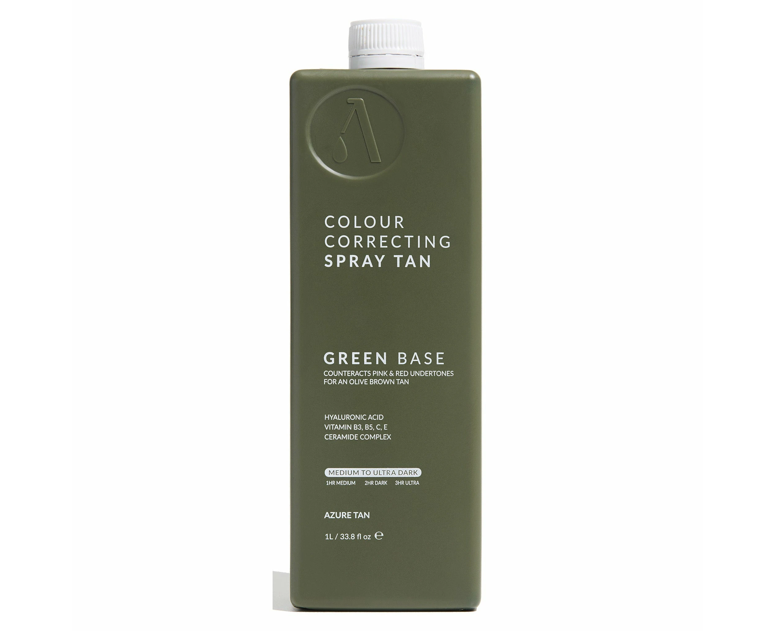 Azure Tan Pro Mist Green Base -Medium To Ultra Dark 1L