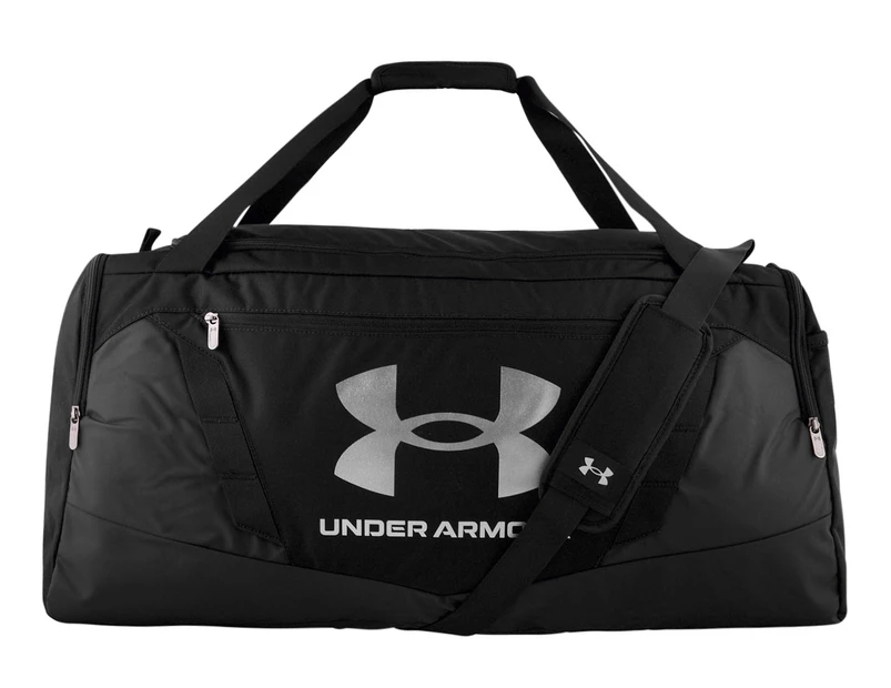 Under Armour 101L UA Undeniable 5.0 Large Duffle Bag - Black/Metallic Silver