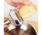 2 in 1 Fruit Peelers Potato Grater Stainless Steel Vegetable Peeler for Potato Pear Carrot Cucumber Easy to Use