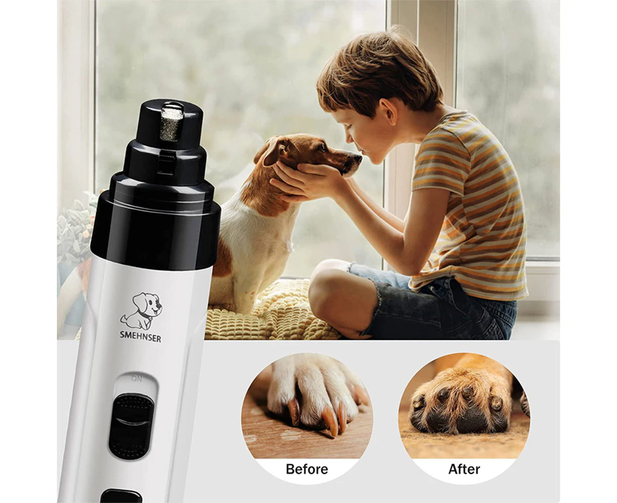 USB Rechargeable Automatic Nail Grinder Pet Grooming Machine