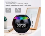 Wireless Spherical Digital Clock Bluetooth Speaker