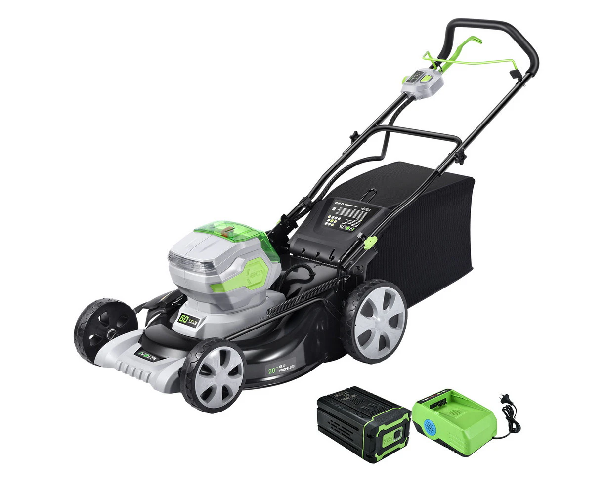 Neovolta 60V 19" Lawn Mower Electric Start Petrol Self-Propelled Lawnmower 19 Inch