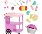 Our Generation Patio Treats Trolley Summer Play Food Accessory For 46cm Dolls - Pink