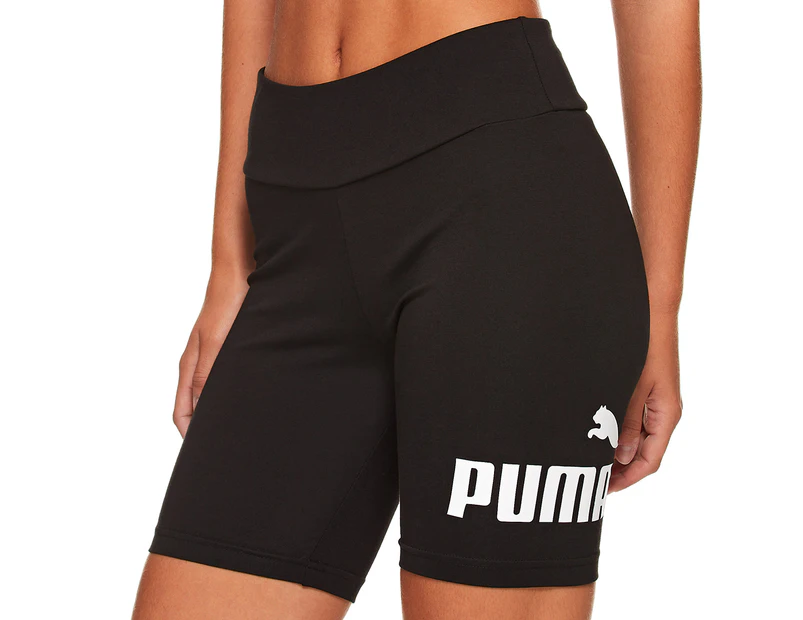 Puma Women's Essentials 7" Logo Short Leggings - Puma Black