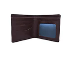 Business Leather Wallet Swanky Brown Casual Leather Wallet for Mens