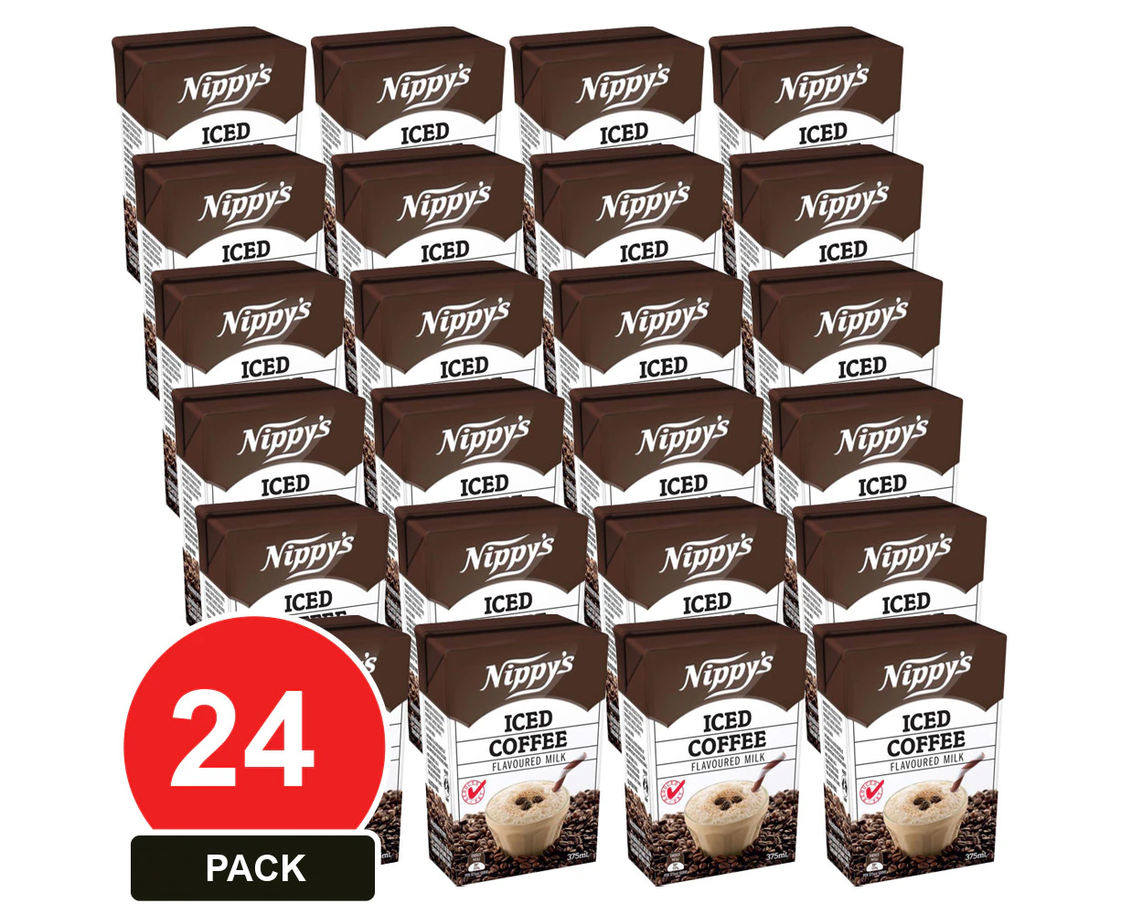 24 x 24 Pack, Nippy's 375ml Iced Coffee Flavoured Milk