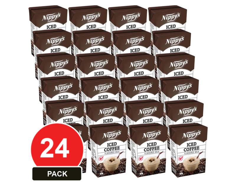 24 x 24 Pack, Nippy's 375ml Iced Coffee Flavoured Milk