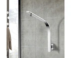 Gooseneck Shower arm Stainless steel Square Wall Shower arm Chrome