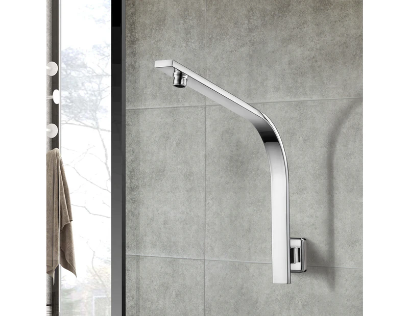 Gooseneck Shower arm Stainless steel Square Wall Shower arm Chrome