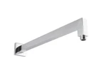 16" Rain Shower head Stainless steel Square 400mm Wall Shower arm and Shower Mixer Taps Chrome