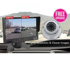 Elinz 7" Monitor HD 12V/24V Reversing CCD Eyeball Camera Truck Caravan