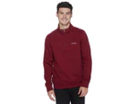 Tommy Hilfiger Men's Cameron Quarter-Zip Mock Sweatshirt - Red Carpet