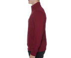 Tommy Hilfiger Men's Cameron Quarter-Zip Mock Sweatshirt - Red Carpet