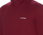 Tommy Hilfiger Men's Cameron Quarter-Zip Mock Sweatshirt - Red Carpet