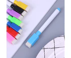 1 Set Magnetic Whiteboard Pen Erasable Marker Office School Supplies 8 Colors - Mixed Color
