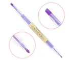 6 Pcs Watercolor Gel Pen Cute Highlighter Solid Accent Ink Maker Smooth Writing - Mixed Color