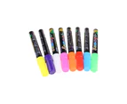 8 Colors Highlighter Fluorescent Liquid Chalk Marker Neon Pen For LED Writing Bo - Mixed Color