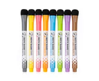 Magnetic Whiteboard Markers with Eraser Refillable Quick Drying for Whiteboard