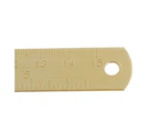 Outdoor Brass Ruler Bookmark Double Scale for Cm&Inch Digital For Traveler Noteb