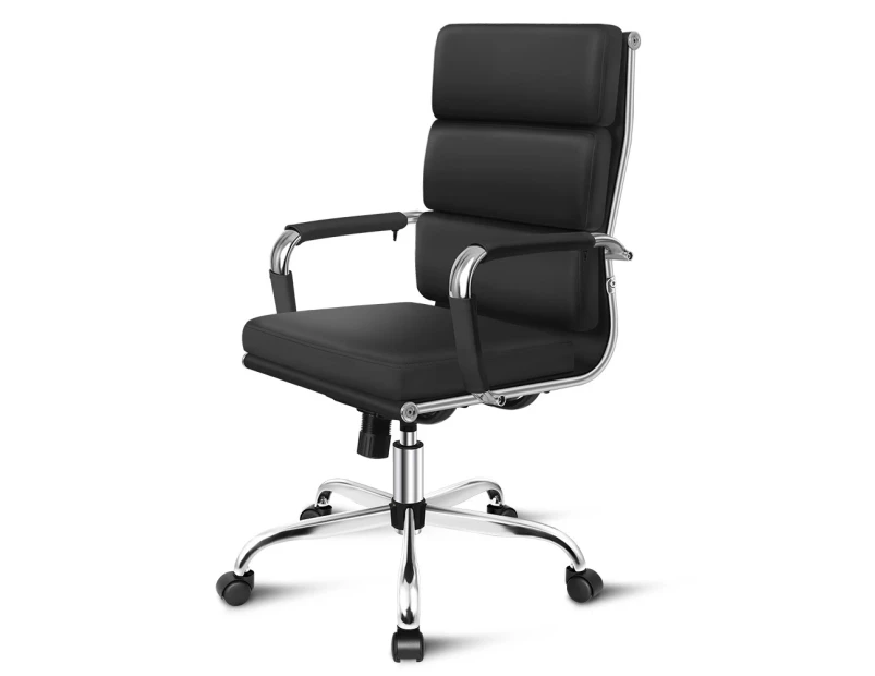 ALFORDSON Office Chair Ergonomic Paddings Black - High Back