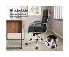 ALFORDSON Office Chair Ergonomic Paddings Black - High Back