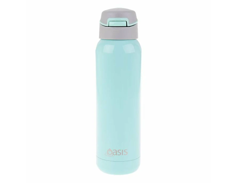Oasis Stainless Steel Insulated Sports Bottle with Straw 500ml Spearmint