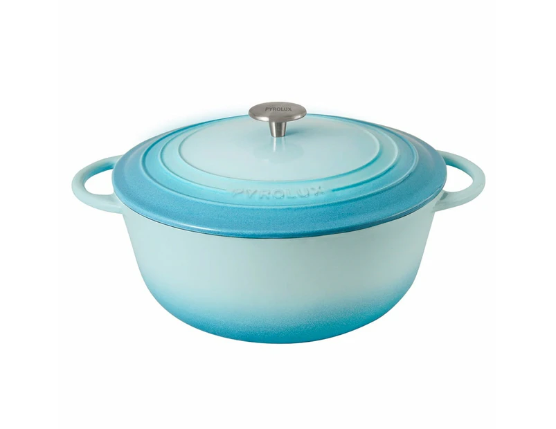 Pyrolux Pyrochef Round French Oven 26cm 5L Duck Egg Blue
