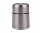 Oasis Stainless Steel Double Wall Insulated Food Flask with Spoon 600ml Silver