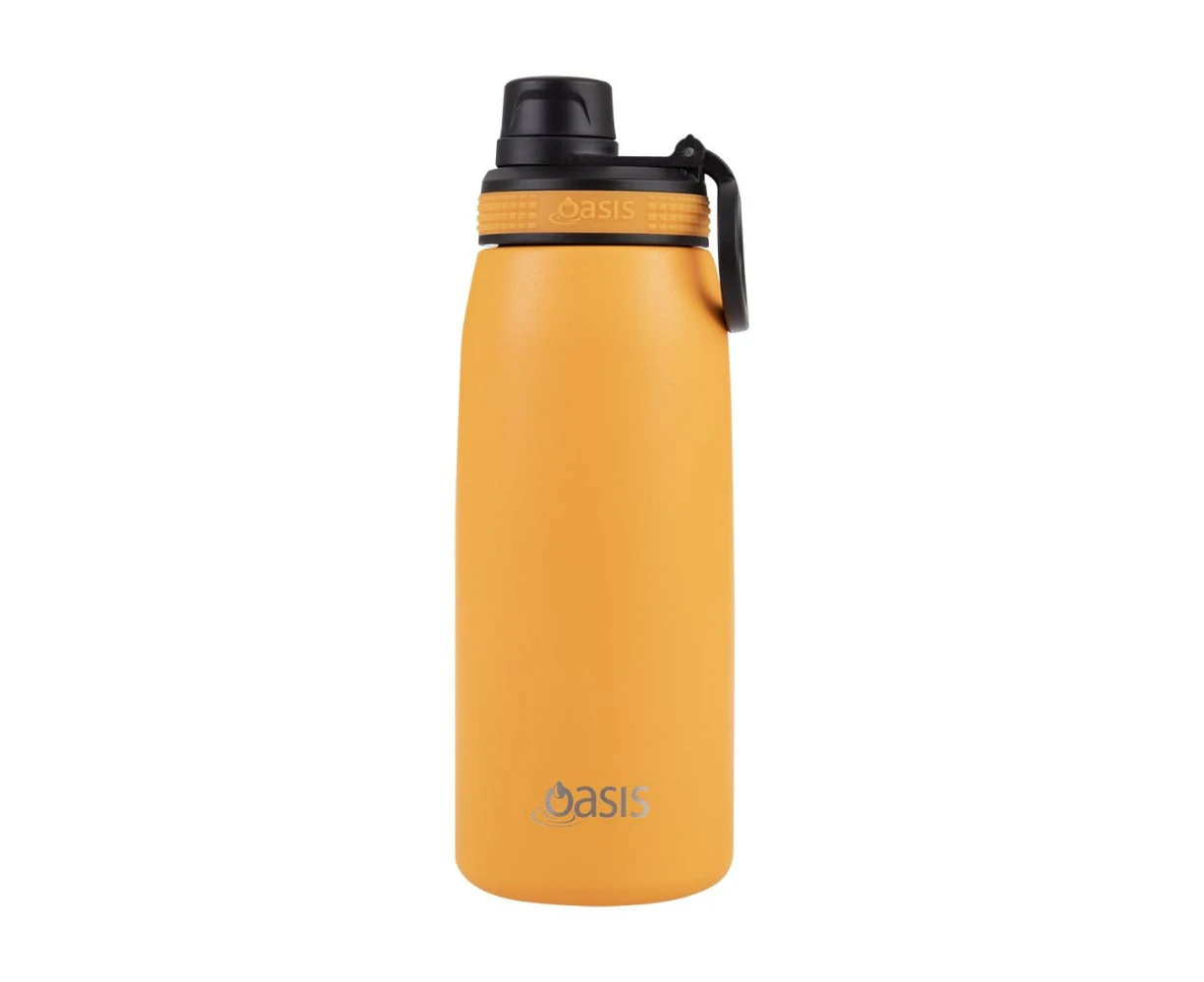 Oasis Double Wall Insulated Sports Bottle with Screw-Cap 780ml - Neon Orange