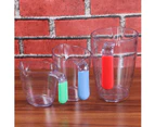 3Pcs Food Grade Plastic Baking Measuring Cup Biscuits Cooker Measurement Tools for Dry and Liquid Ingredients (Colorful)