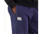 Canterbury Men's CCC Anchor Fleece Trackpants / Tracksuit Pants - Navy