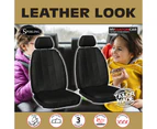 For Toyota Prado 150S 2009-2021 PU Leather FRONT Seat Covers Waterproof Car